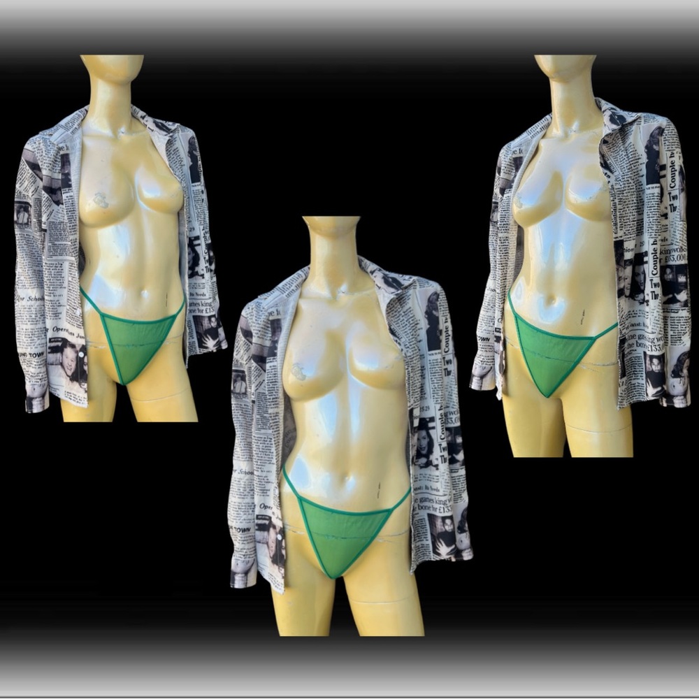 Newspaper Article Collared Button Down - image 3